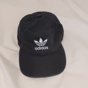 Adidas Black Cap with Adjustable Strap unisex